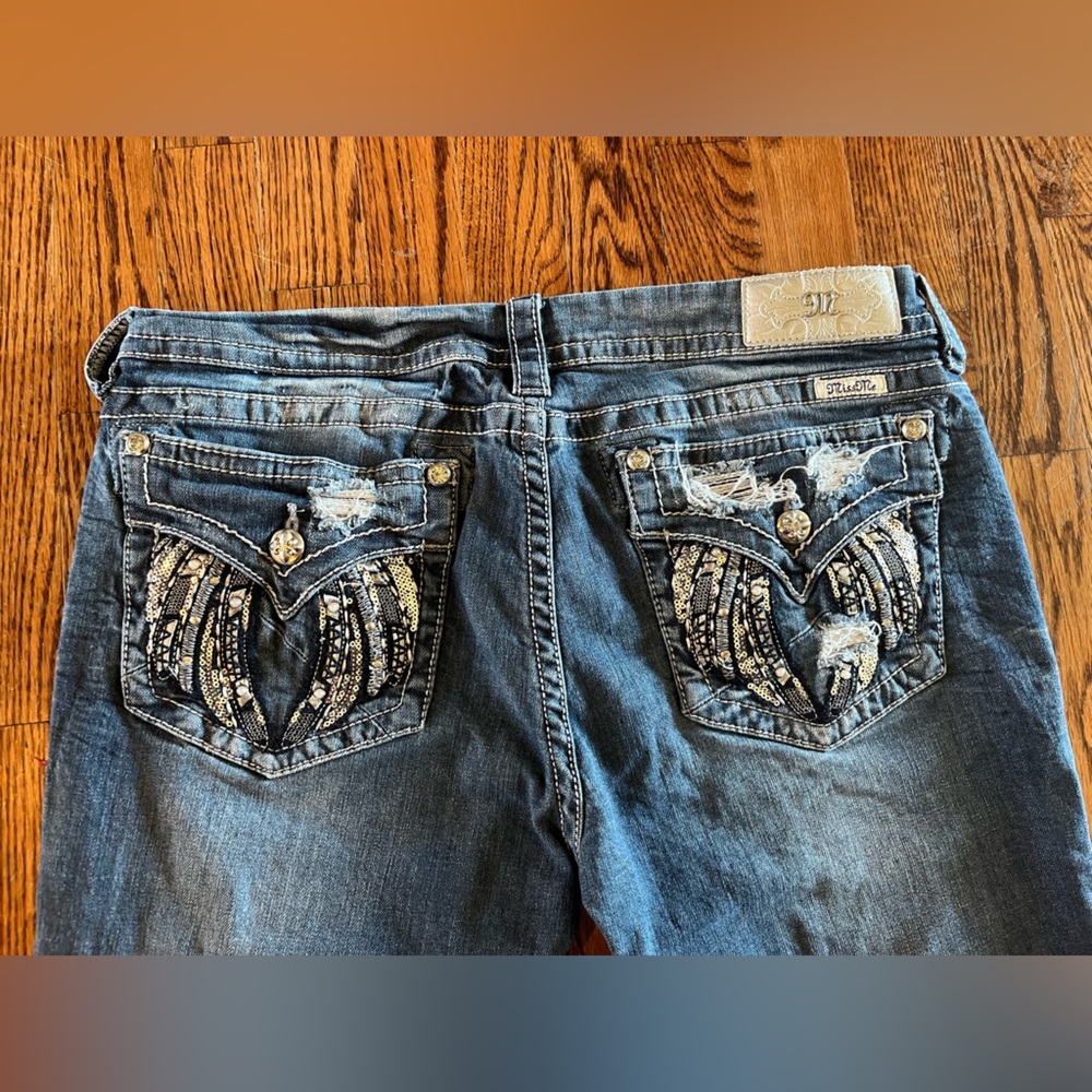 Miss me boot cut jeans size 34x33